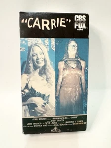 Carrie VHS 1976/1984 Early Press CBS/FOX Video Good Condition Stephen King  - Picture 1 of 7