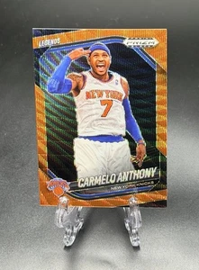 Carmelo Anthony 2024-25 Panini Prizm Black Orange Wave Prizm SP /60 #267 Knicks - Bild 1 von 2