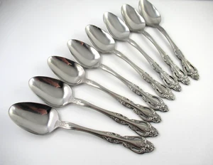 Imperial International CHALMETTE 8 Soup Spoons Korea Stainless Steel Flatware - Picture 1 of 4