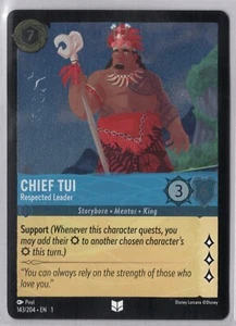 1x Chief Tui - Respected Leader *Foil* - Lorcana - The First Chapter - Uncommon - Imagen 1 de 1