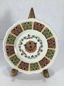 Unique Syracuse China®️ Scalloped Edge Decorative Multicolor Side Plate ~5.5” - Picture 1 of 12
