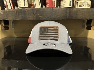 Cappello bandiera americana PATRIOT - stampa bandiera USA - Richardson 112 - MAGA - Foto 1 di 4