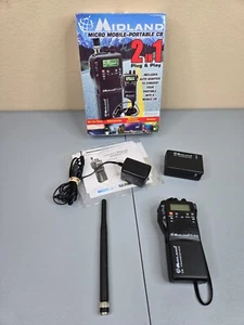 Midland CB Radio 75-822 Radio Transceiver Portable Micro Mobile Handheld Manual - Zdjęcie 1 z 13