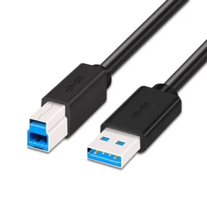 USB Type C Male to USB B 3.0 Male Cable Lead for Printer Scanner Photocopier Fax - Picture 1 of 22