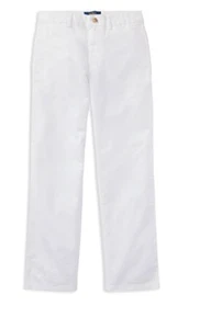 NWT Polo Ralph Lauren Big Boys' White Slim Fit Cotton Pants 20 tse1221 - Picture 1 of 1