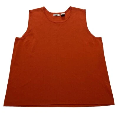 Camiseta sin mangas naranja Laura Ashley para mujer talla XL Foto 1 de 4