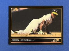 1992 Leaf Gold Edition Rickey Henderson #116 Baseball Card