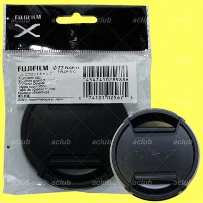 Fujifilm FLCP-77 Front Lens Cap 77mm Lens Dust Cover Protector - Image 1 of 2