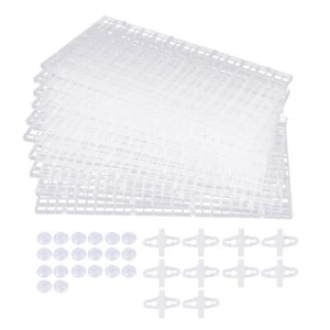 10PCS Aquarium Divider Fish Tank Divider Grids Separation Grid Tray8116 - Imagen 1 de 10
