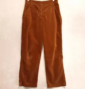 ASPESI Womans Wide Leg Corduroy Trousers Sz.42/Inseam 27"/Brown-Cotton-Pants - Picture 1 of 14