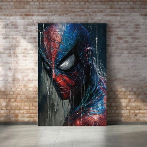 Spiderman Canvas Wall Art, Painting Print, Home Decor, Batman - 5 Sizes - Picture 1 of 6