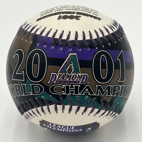 2001 Diamondbacks League World Champions Baseball Collectible Cover