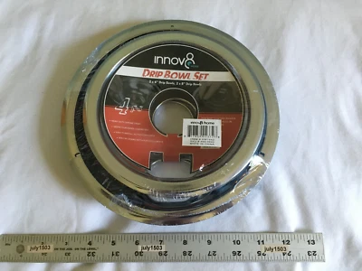 NUEVO Juego de 4 cuencos de goteo quemador de estufa Innov8 Home 6" + 8" se adapta a la mayoría de las gamas eléctricas Foto 1 de 4