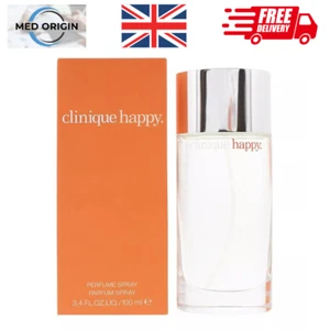 Clinique Happy Perfume Spray 100ml For Her - Eau de Parfum UK - Picture 1 of 6