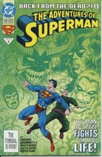 DC Comics The Adventures of Superman #500 Back From The Dead Comic Book 1993 #11