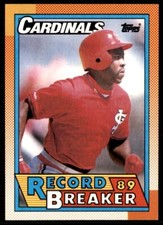 1990 Topps Vince Coleman St. Louis Cardinals #6