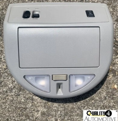Nissan Armada 2004-07 QX56 Front Overhead Console Map Light Compartment OEM Gray - Image 1 of 3