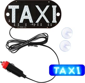 5pcs Taxi Sign Led Car 12V Taxi Windscreen Cab Indicator Lamp USB On/Off Button - Picture 1 of 7