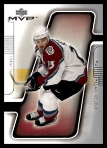 2001 Upper Deck MVP #45 Milan Hejduk   Colorado Avalanche