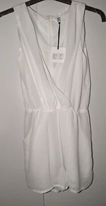 True Decadence Womens White Playsuit One-Piece Size 6 New Tags - Picture 1 of 15