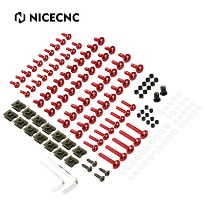 Juego de clips de velocidad pernos de carenado para Honda CBR125R CBR250R CBR300R CBR500R CBR650F Foto 1 de 4