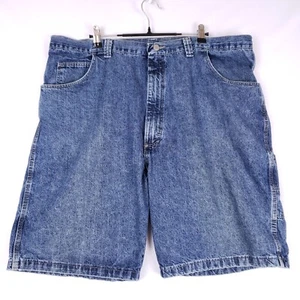 Wrangler Relaxed Fit Mens 42 Denim Shorts Casual Vintage Americana Summer Casual - Picture 1 of 9