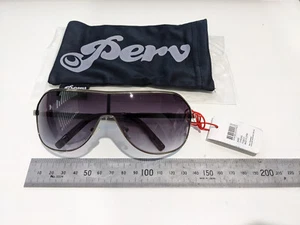 PERV - Sunglasses for Men and Women Unisex Fashion Aviators Styles BASS CHROME - Foto 1 di 1