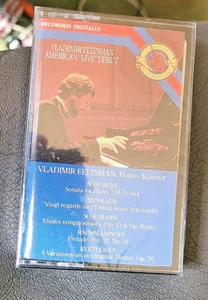 Vladimir Feltsman American Live Debut Schubert Messiaen SEALED Cassette - Picture 1 of 3