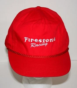 Vtg Firestone Tire Indy 500 Racing Car 100th Ann. Captains Hat Cap New NOS 2000 - Picture 1 of 4