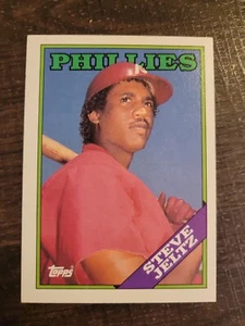 Tarjeta de béisbol Steve Jeltz #126 1988 Topps casi nueva/m Phillies - Imagen 1 de 2