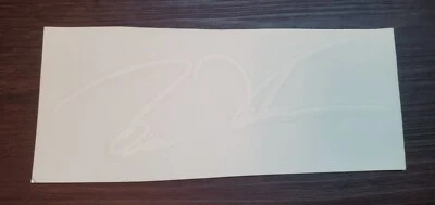 Calcomanía de riel Brian Vickers #83 Blue Car Red Bull Nascar blanca cursiva con nombre de conductor  Foto 1 de 4