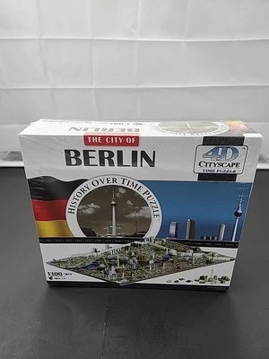 Puzzle Tiempo Paisaje Urbano La Ciudad de Berlín 4D 1300+Piezas Nuevo Foto 1 de 4