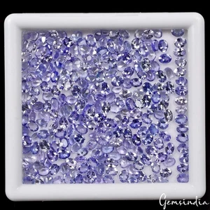 40.40 Ct Natural Violet Blue Tanzanite AAA Oval Cut 4x3mm Loose Gemstones ~250Pc - Picture 1 of 3