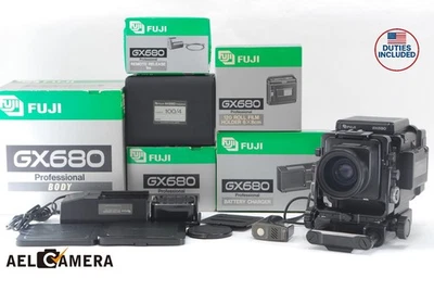 【Caja EXC+5】 Lente Fuji Fujifilm GX680 6x8 Pro Film Camera GX 100mm F4 de JAPÓN Foto 1 de 4