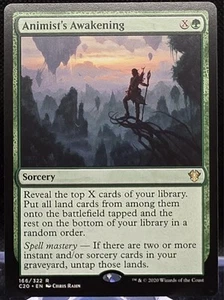 Animist's Awakening #166 Commander 2020 Regular Rare - Picture 1 of 2