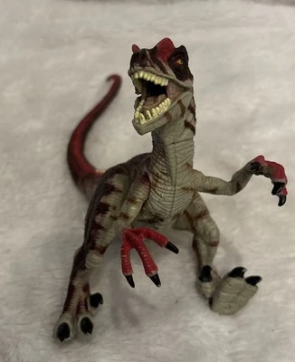Винтажный 2000Jurassic Park III Re-Ak-A-Tak Alpha Raptor Велоцираптор Со Звуком - Изображение 1 из 4