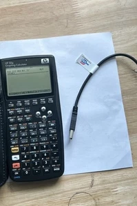 HP 50g Hewlett Packard Graphing Calculator With cable and NO Case OR BACK Tested - Picture 1 of 11