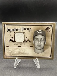2005 Upper Deck SP Legendary Cuts Jersey Don Gullett Cincinnati Reds Lineage MLB - Picture 1 of 2