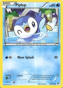 Piplup Common XY - BREAKthrough 36/162 LP Normal - Picture 1 of 2