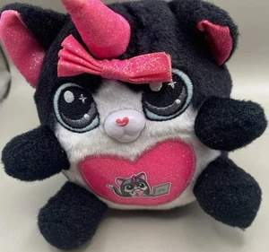 Rainbocorns Kittycorn Bow Surprise Series 2 Zuru Plush Pink & Black Cat - Picture 1 of 6