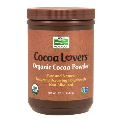 Cacao en polvo orgánico certificado 12 oz por Now Foods Foto 1 de 1