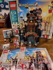Lego Kingdoms 7947 Prison Tower Rescue + 7944 Wizard with boxes and booklets