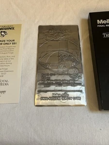 Pittsburgh Penguins Metall Final Game Ticket Mellon Arena 8. April 2010 Originalverpackt - Bild 1 von 6