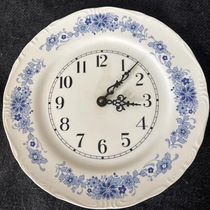 Pottery Barn Keramikuhr runder Teller 10 1/2 Zoll - Bild 1 von 2