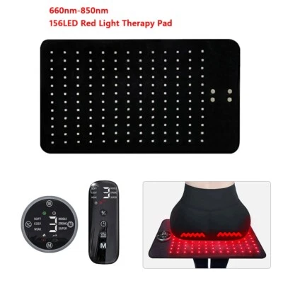 WIB Infrarot Therapie Pad 660nm + 850nm LED Rotlicht für Po Schmerzlinderung Mass...