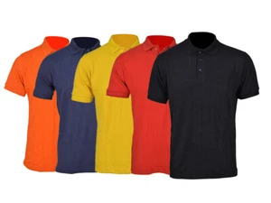 Unisex Poloshirt Piqué Polohemd Kurzarm, Arbeit Hemd Unifarben, Freizeit Shirt - Bild 1 von 5