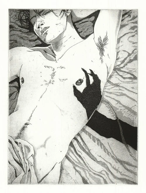 Martin Ridgwell: Nosferatu Etching Queer, Vampire Erotica ltd ed. of 75, signed - Image 1 of 1