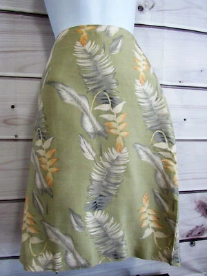 Tommy Bahama, Mujer, Falda, Talla 10, 100% Seda con Forro de Acetato, Floral Foto 1 de 3