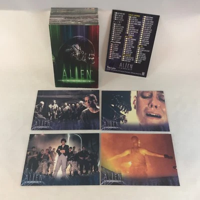 ALIEN LEGACY 1998 COMPLETE CARD SET SIGOURNEY WEAVER (FIRST FOUR MOVIES) - Image 1 of 4