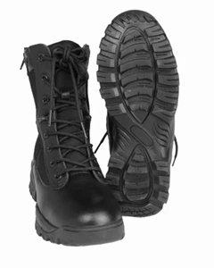 US Tactical Boots talla 45 negro 2 cremallera botas botas de salto botas de combate - Imagen 1 de 1